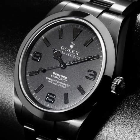 rolex bamford explorer black|wakefield bamford watch department outlet.